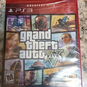 PS3 Grand Theft Auto V New Sealed